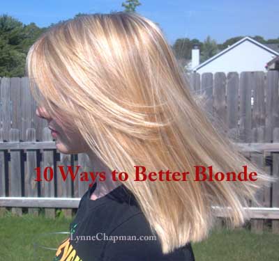 Long blond hair